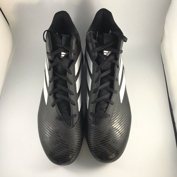 Adidas Freak Mid Molded Cleats Black White - Picture 3 of 8